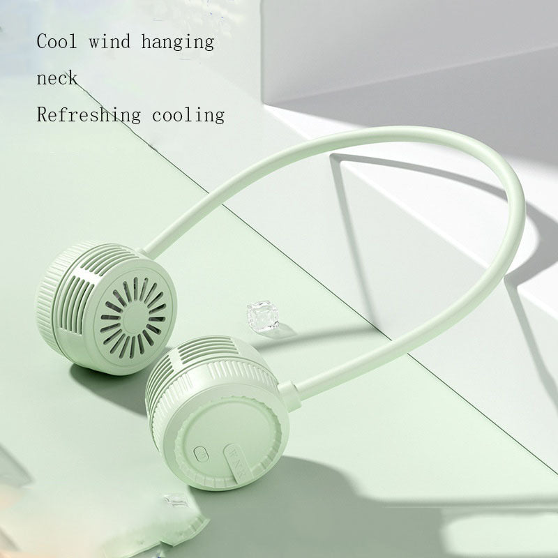Hands-Free Foldable Neck Fan for Hot Commutes & Sports