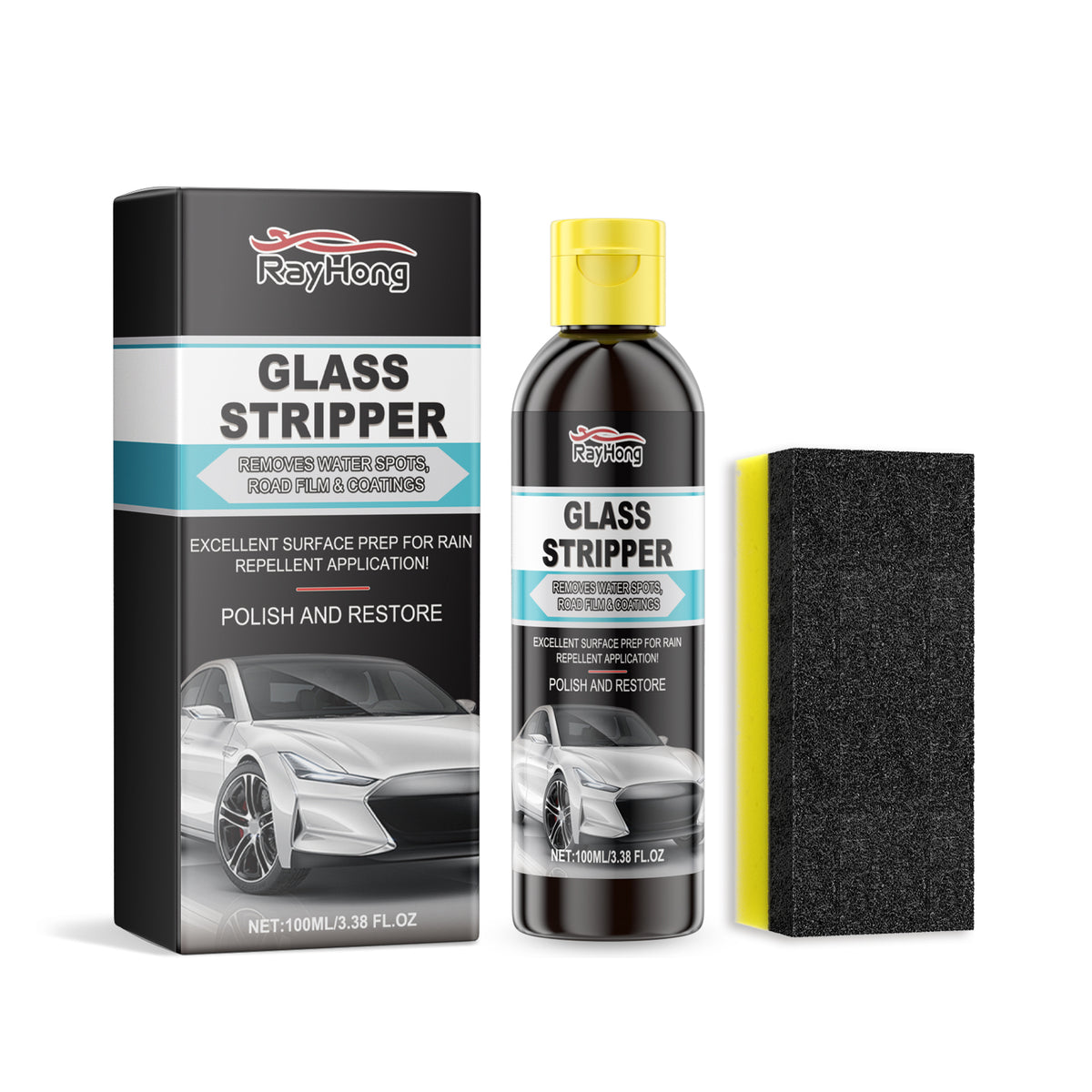 Automotive Glass Cleaner for Clearer Driving Vision