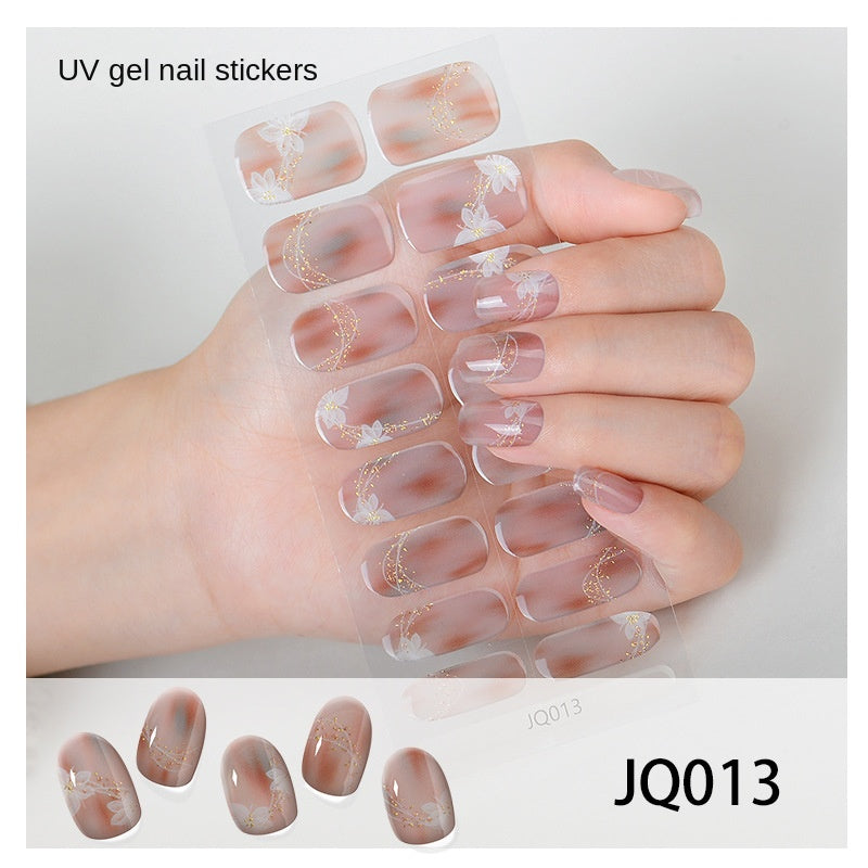 Semi-Cured UV Gel Nail Stickers — Salon Art in Seconds