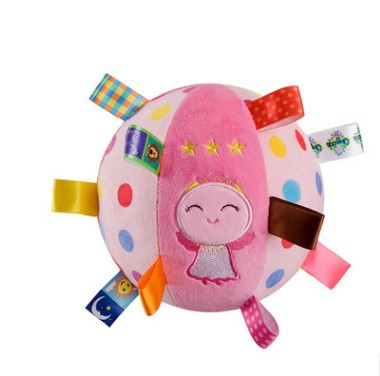 Baby Plush Bell Ball Toy – Soft Cloth Sensory Play