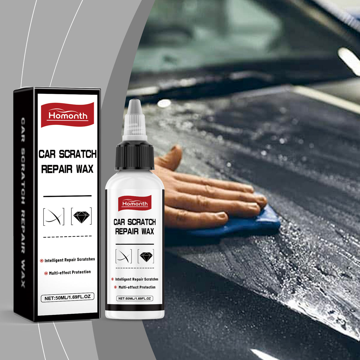 Car Scratch Repair Wax for Glossy Paint Protection
