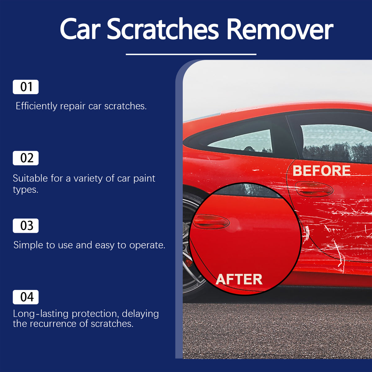 Car Scratch Remover for Mild Paint Scratch Repairs