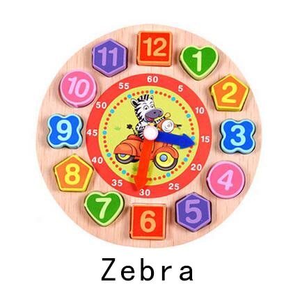 Wooden Montessori Clock Toy for Screen-Free Learning