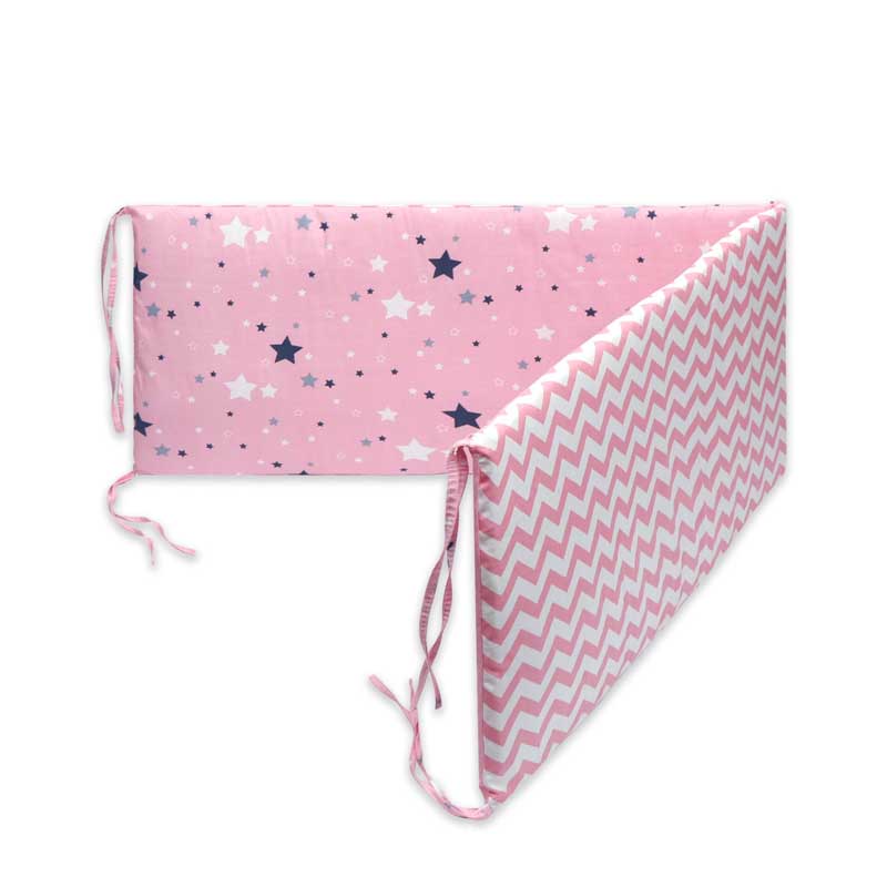 Detachable Crib Bumper Panels for Playful Nursery Decor