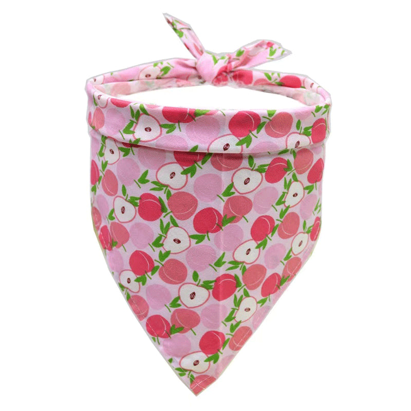 Cotton Pet Bandana Scarf for Playful Summer Style