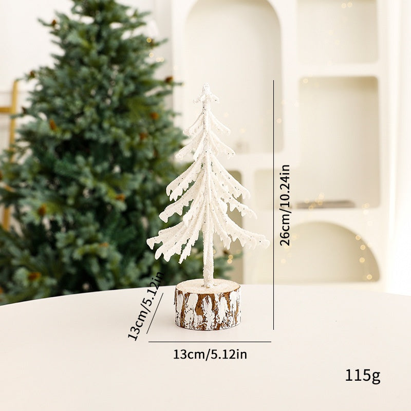 Mini Christmas Tree Ornament for Rustic Holiday Decor