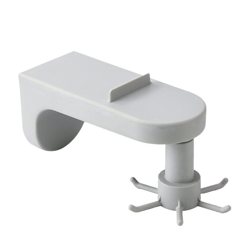 Punch-Free Rotating Kitchen Utensil Rack for Walls