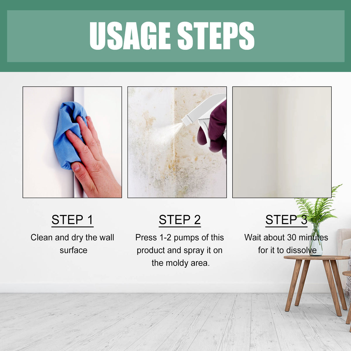 Wall Mold Remover for Cleaner, Fresher Bathroom Surfaces
