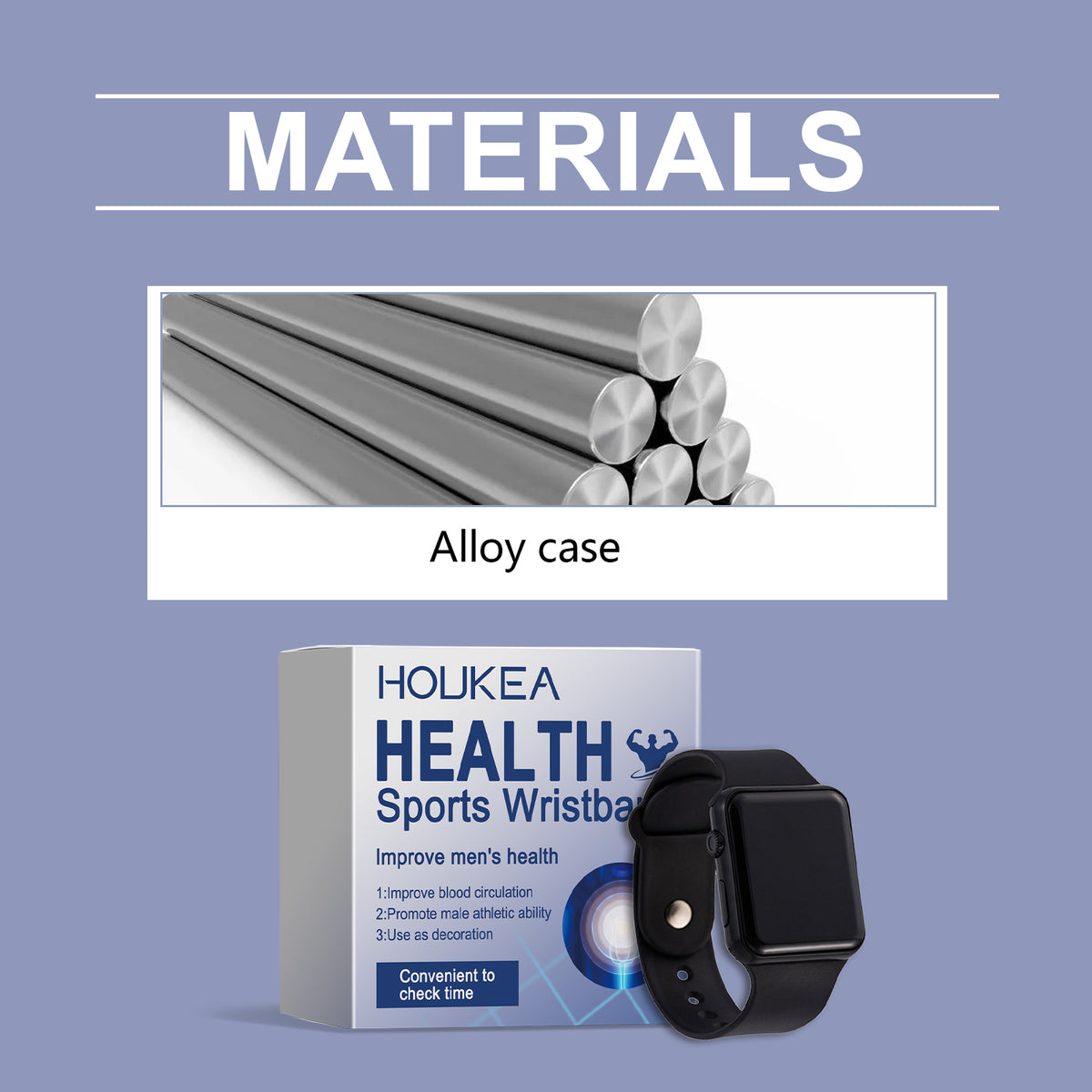 Men's Sports Wristband for Daily Training & Time