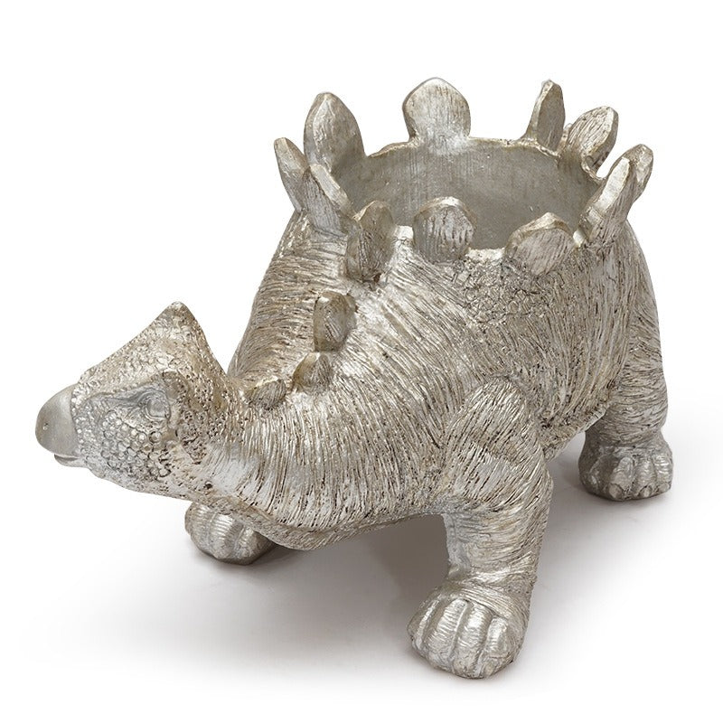Dinosaur Resin Flowerpot Planter for Desk & Windowsill