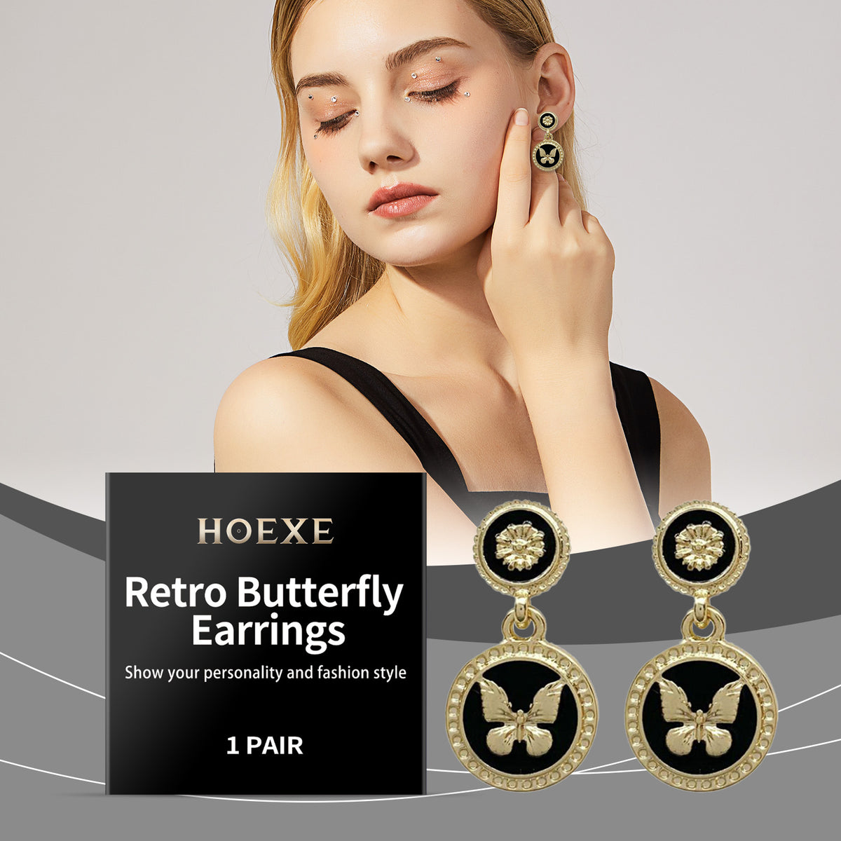Vintage Butterfly Earrings for Elegant Everyday Style