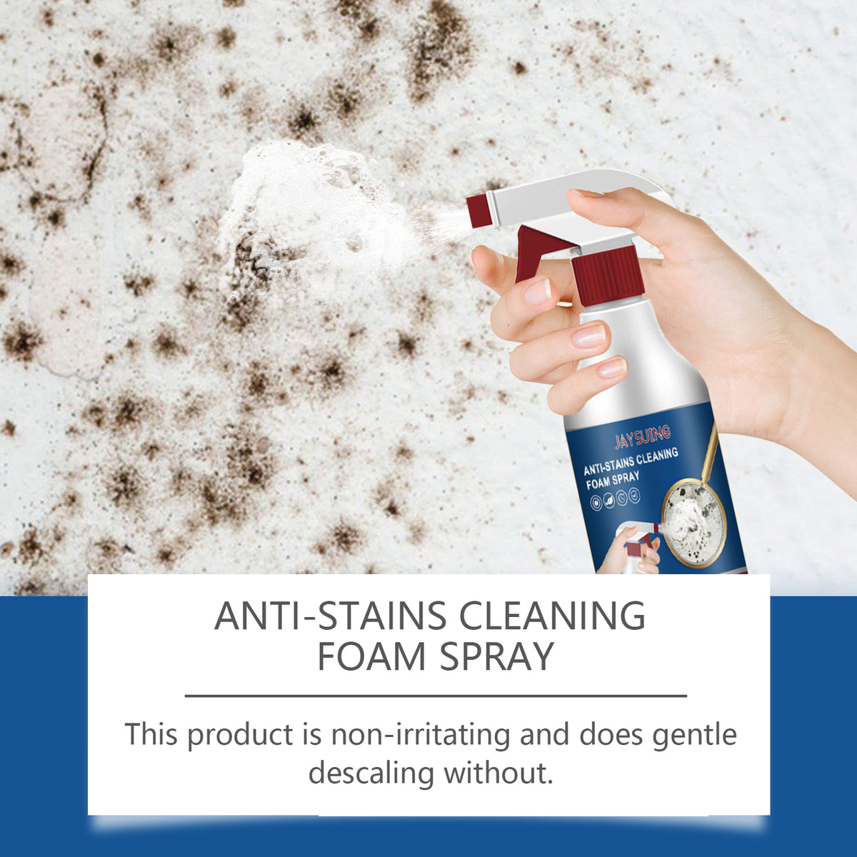 Bathroom Foam Cleaning Spray for Stubborn Stain Removal