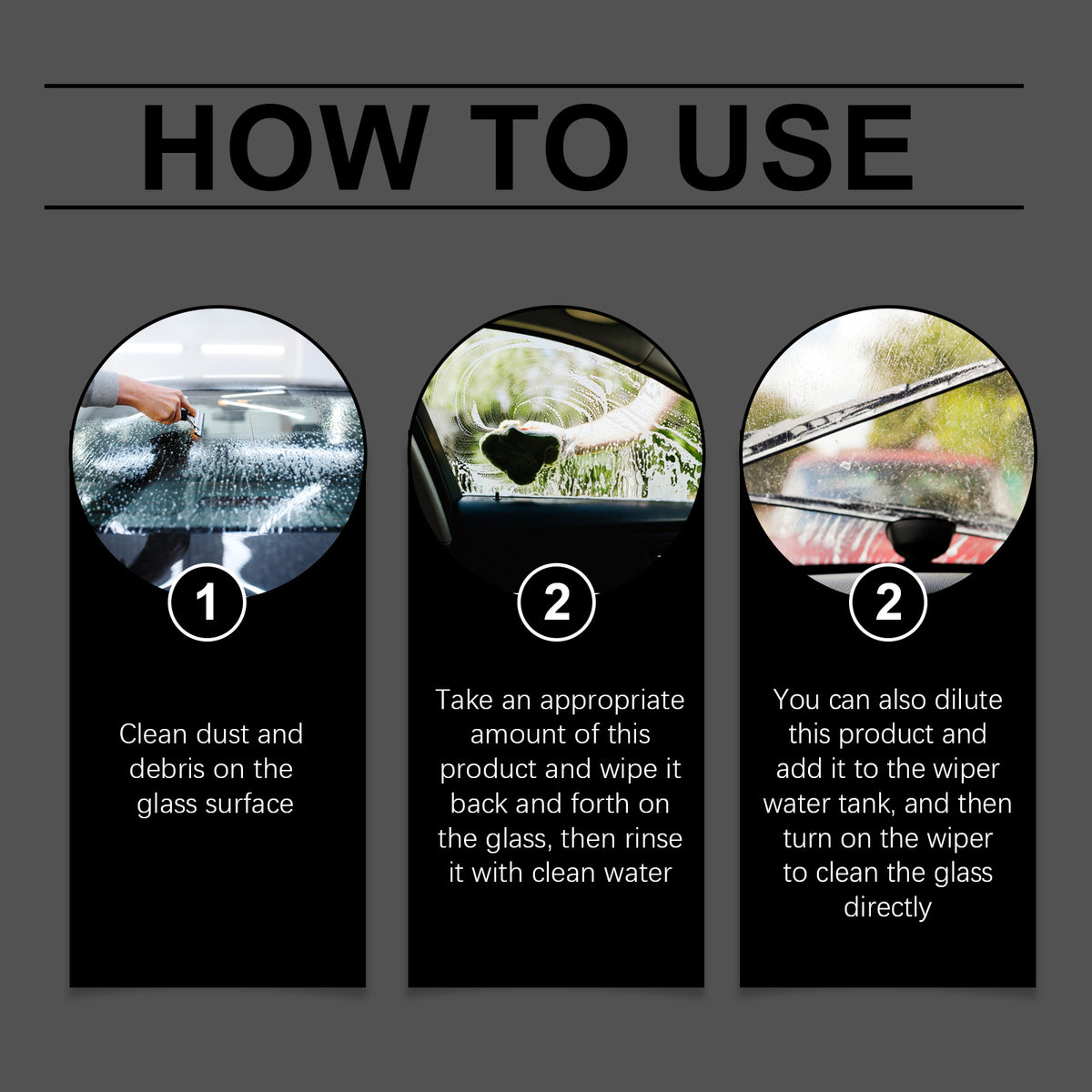 Windshield Oil Film Remover for Clear, Safer Driving