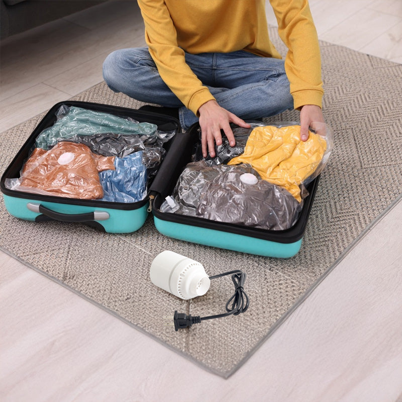 Electric Vacuum Pump for Storage Bags: Shrink Clothes Fast