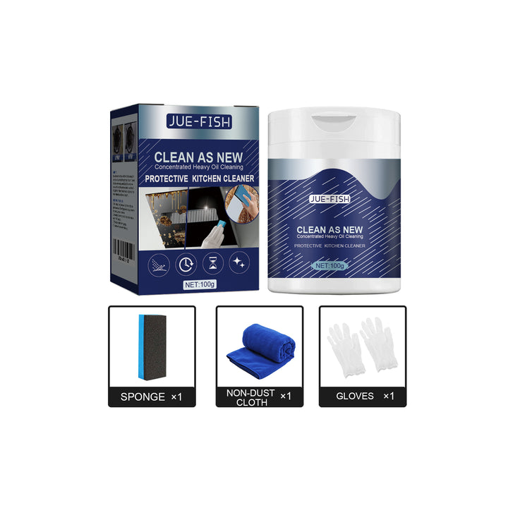 Kitchen Cleaning Powder Kit — Cuts Heavy Grease Fast