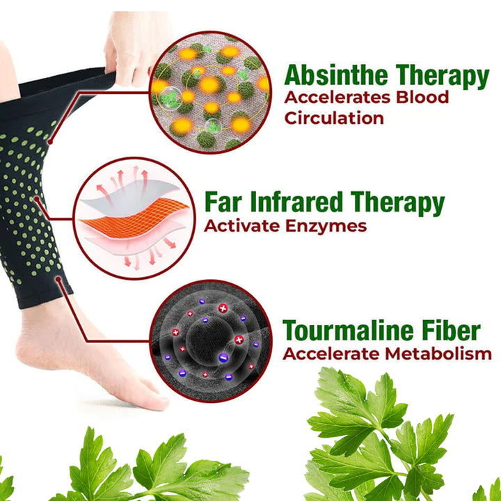 Compression Leg Sleeves for Calf Swelling Relief at Home