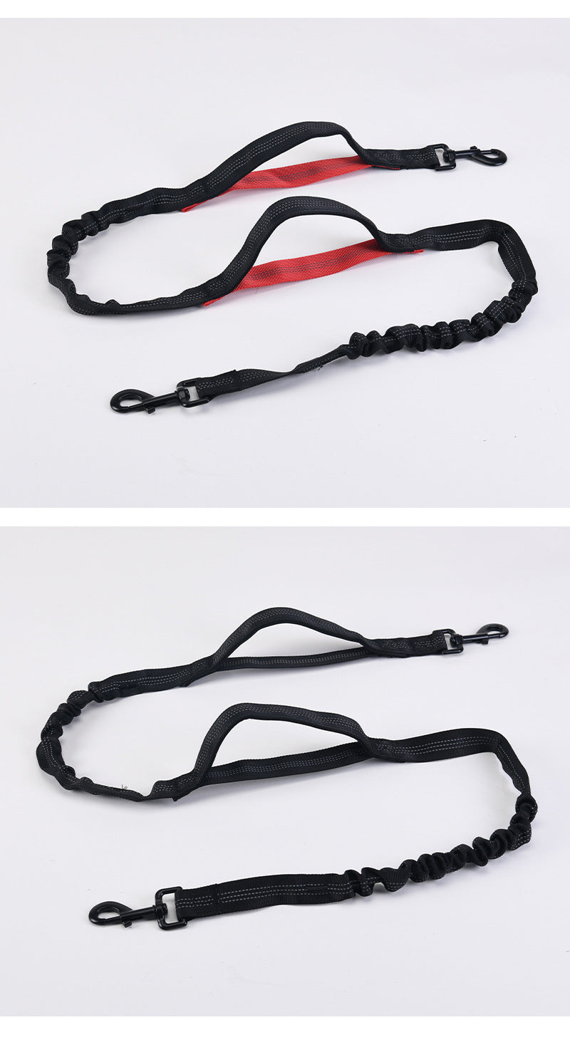 Hands-Free Dog Walking Belt With Shock-Absorbing Leash