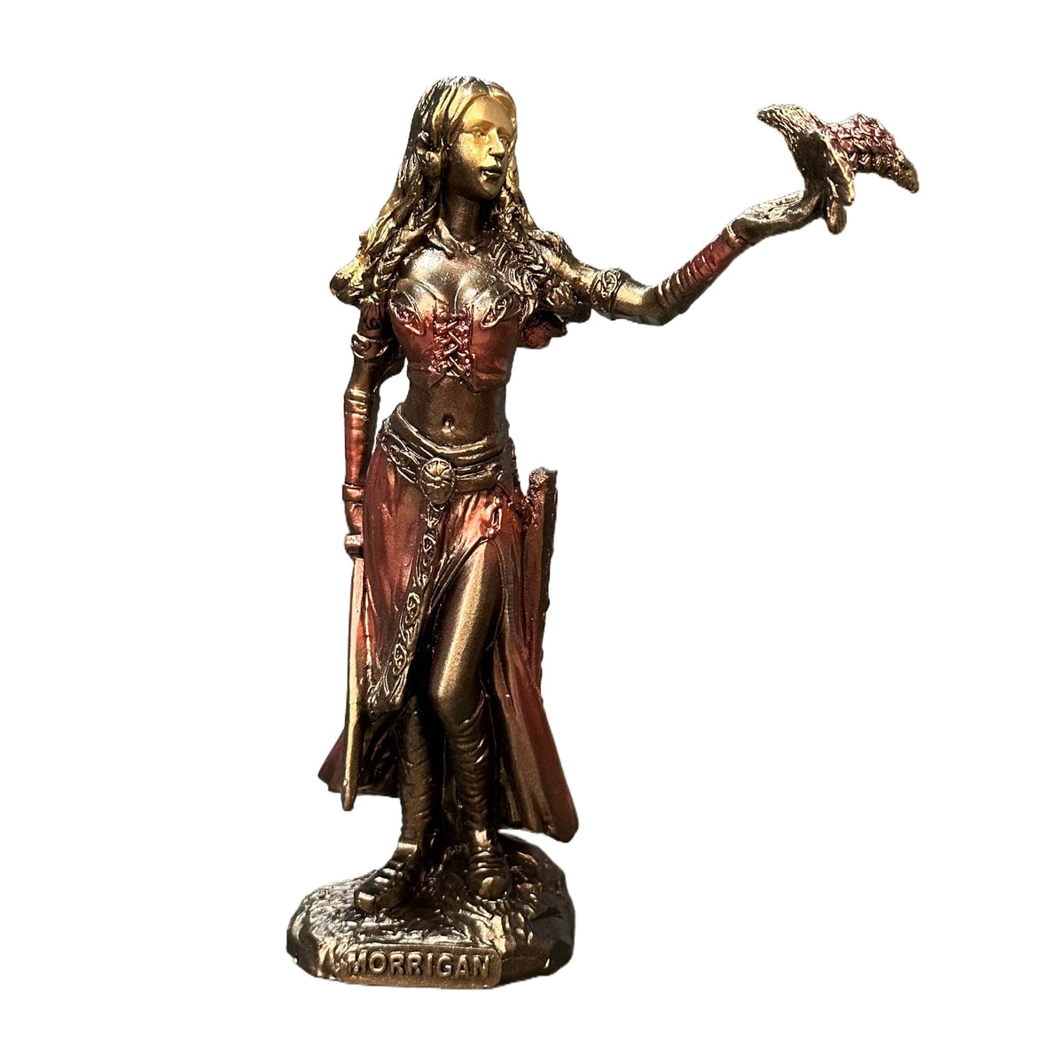 Goddess Eagle Statue for Dramatic Mythology Home Decor