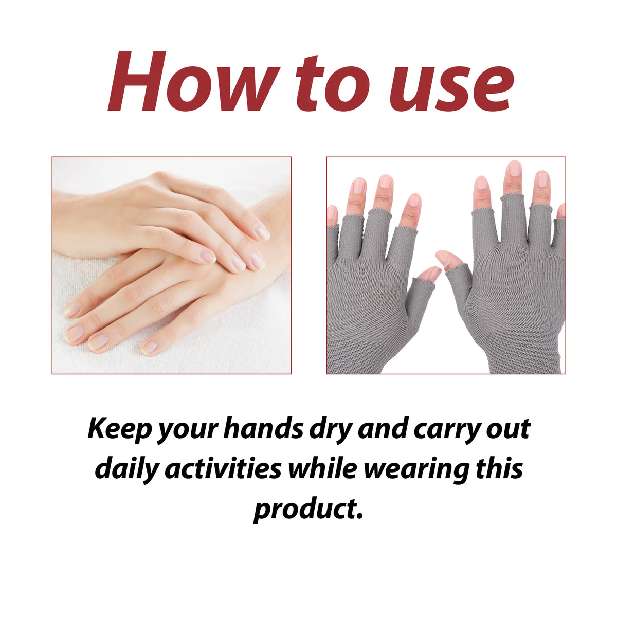 Compression Gloves for Hand & Wrist Stiffness Relief