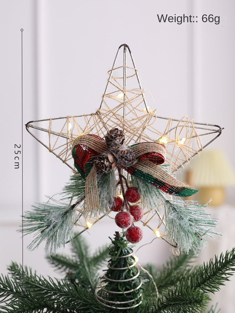 Christmas Star Centerpiece With Cozy Warm White Lights