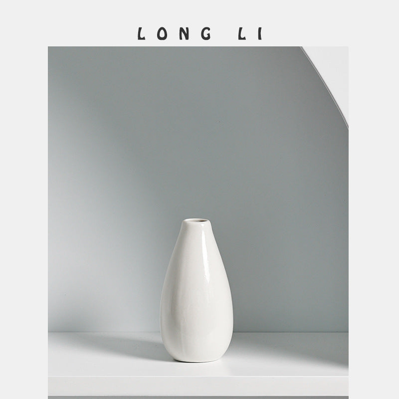 Pastel Ceramic Mini Vase for Desk and Shelf Decor