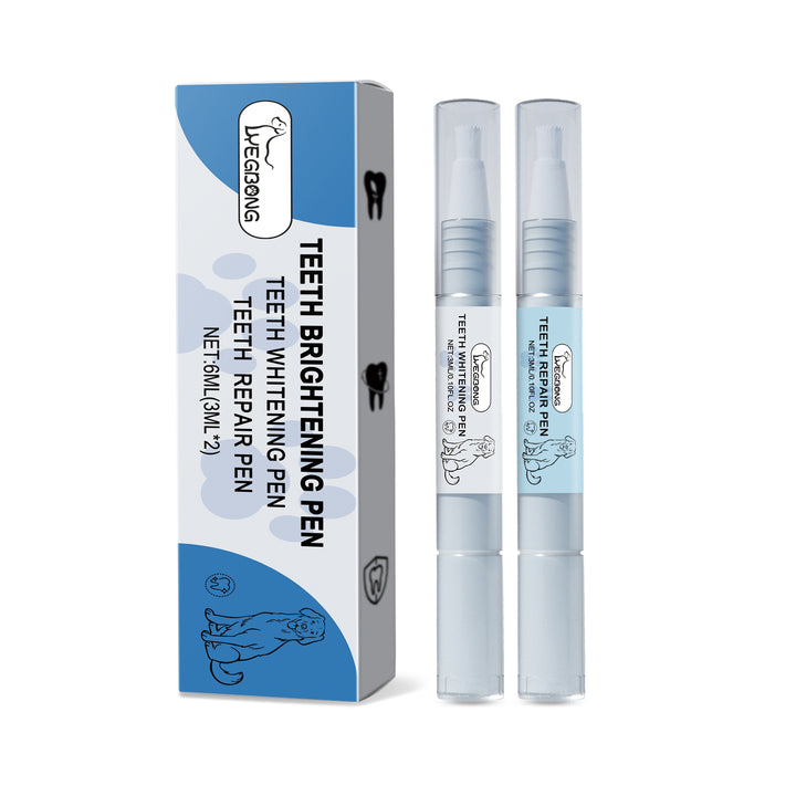Pet Teeth Cleaning Pen Set for Whiter Teeth & Fresh Breath