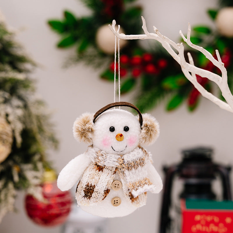 Christmas Tree Ornaments: Cozy 3-Piece Character Set
