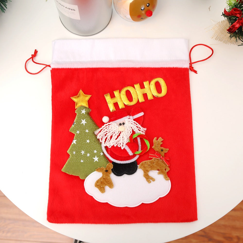 Christmas Gift Bag for Festive Reusable Gift Wrapping Decor