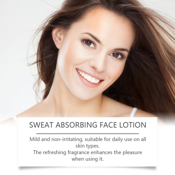 Sweat-Absorbing Facial Lotion for Daily Moisture Comfort