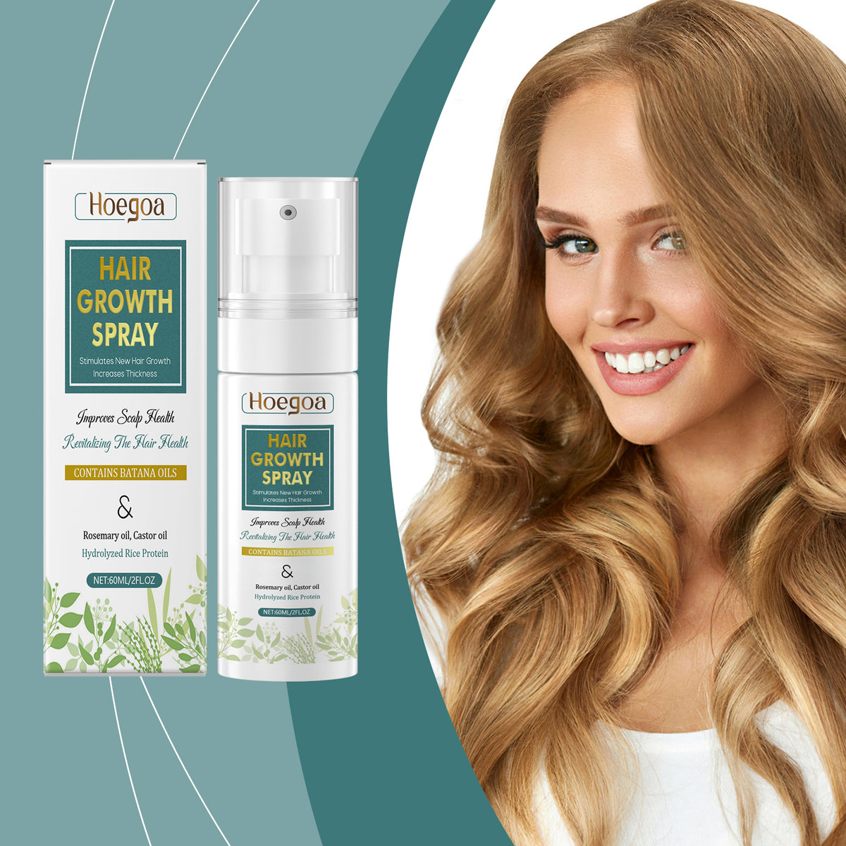 Hair Growth Spray for Nourished, Fuller-Looking Hair