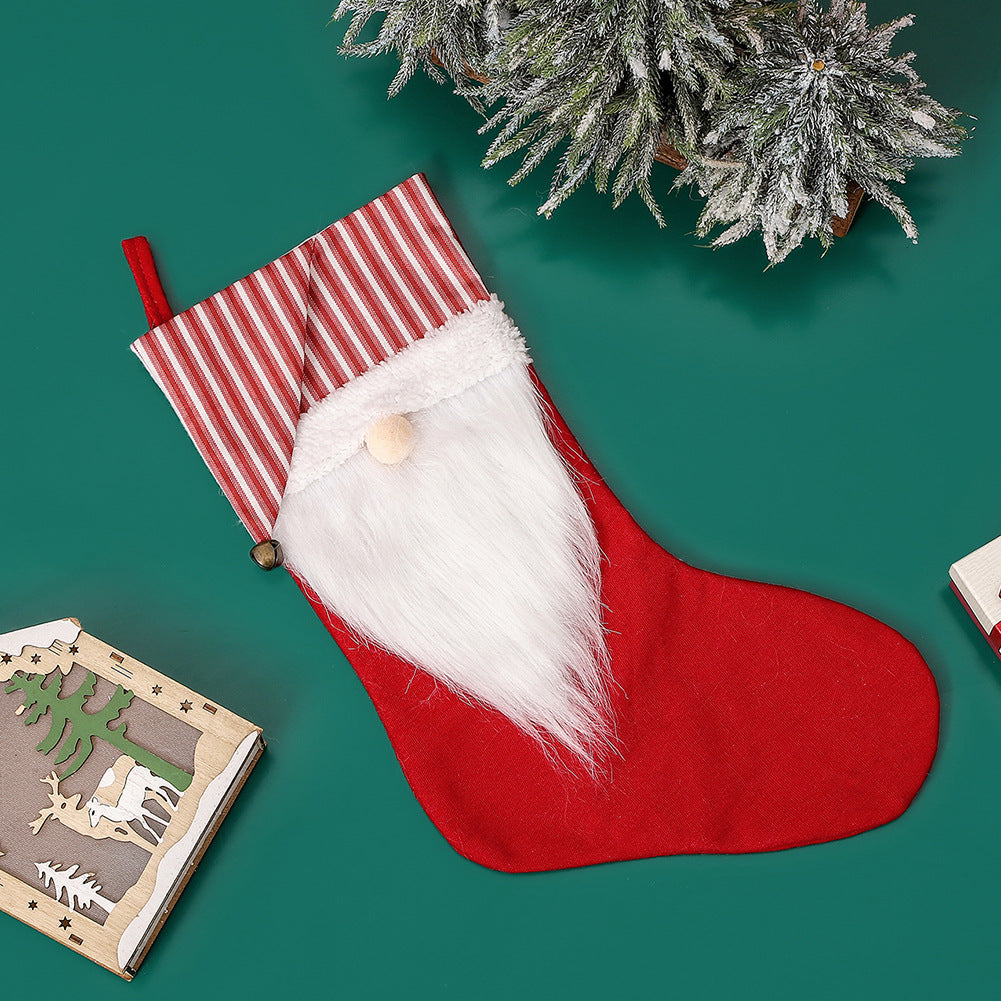 Christmas Dwarf Stocking – Whimsical Santa Mantel Decor