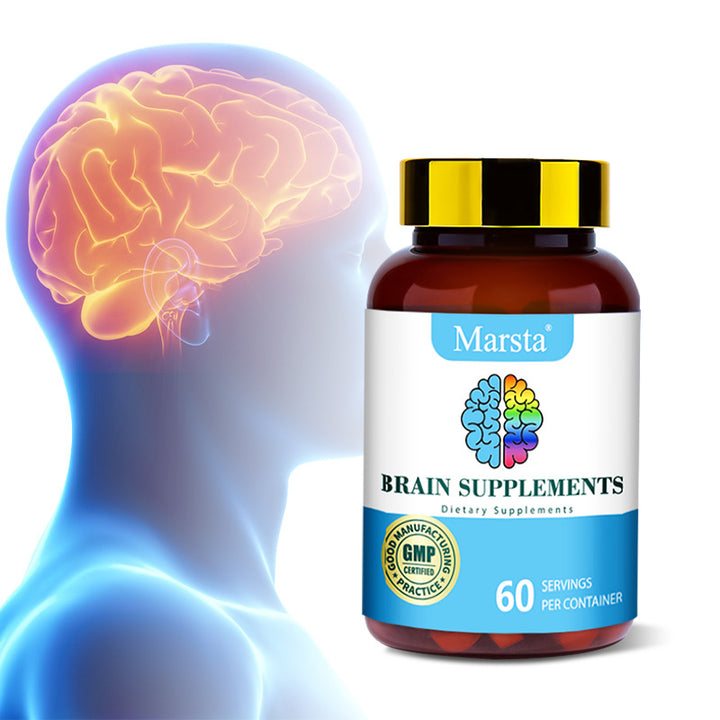 Brain Health Vitamin Capsules — Sharper Focus & Memory Support