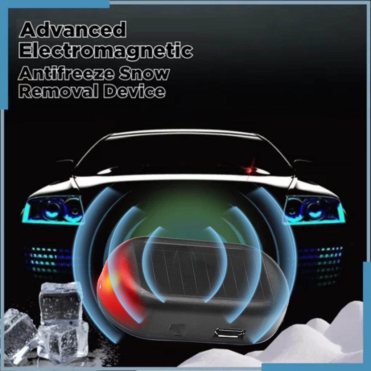 Car Window De-Icing Device for Winter Frost Relief
