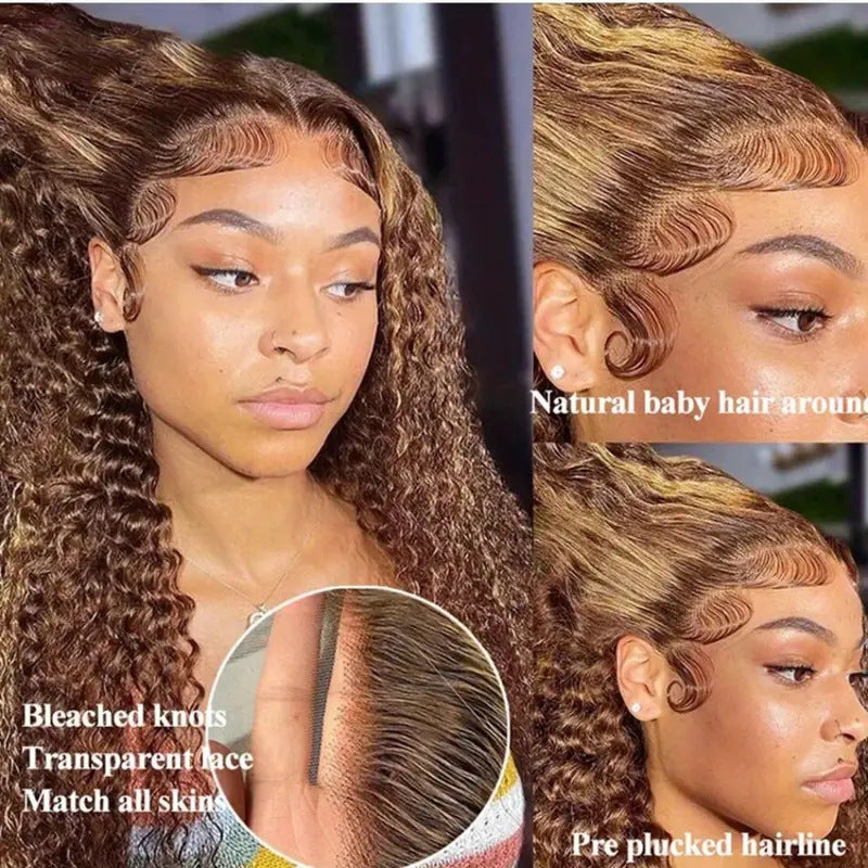 HD Lace Front Wig — Undetectable Honey Blonde Waves