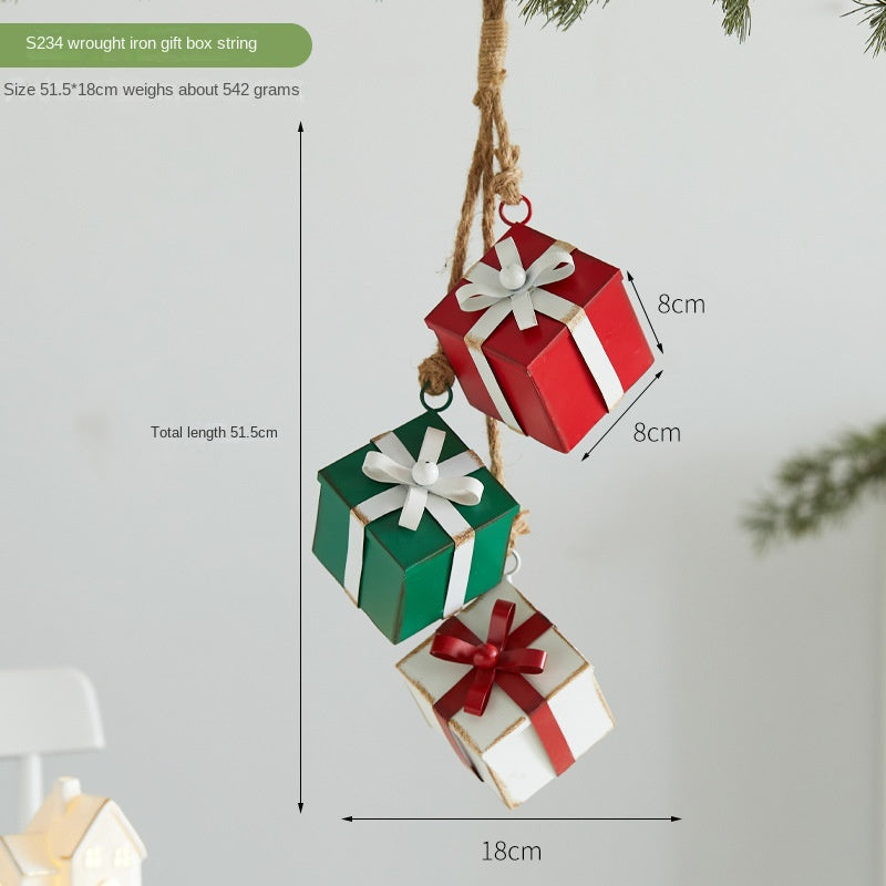 Christmas Bell Hanging Ornaments for Rustic Holiday Charm
