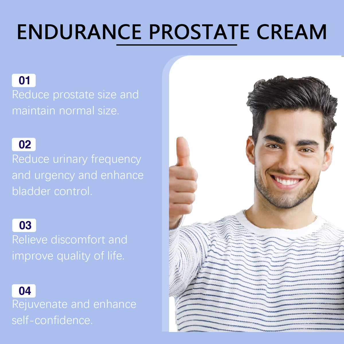 Men's Prostate Comfort Cream for Daily Comfort Support