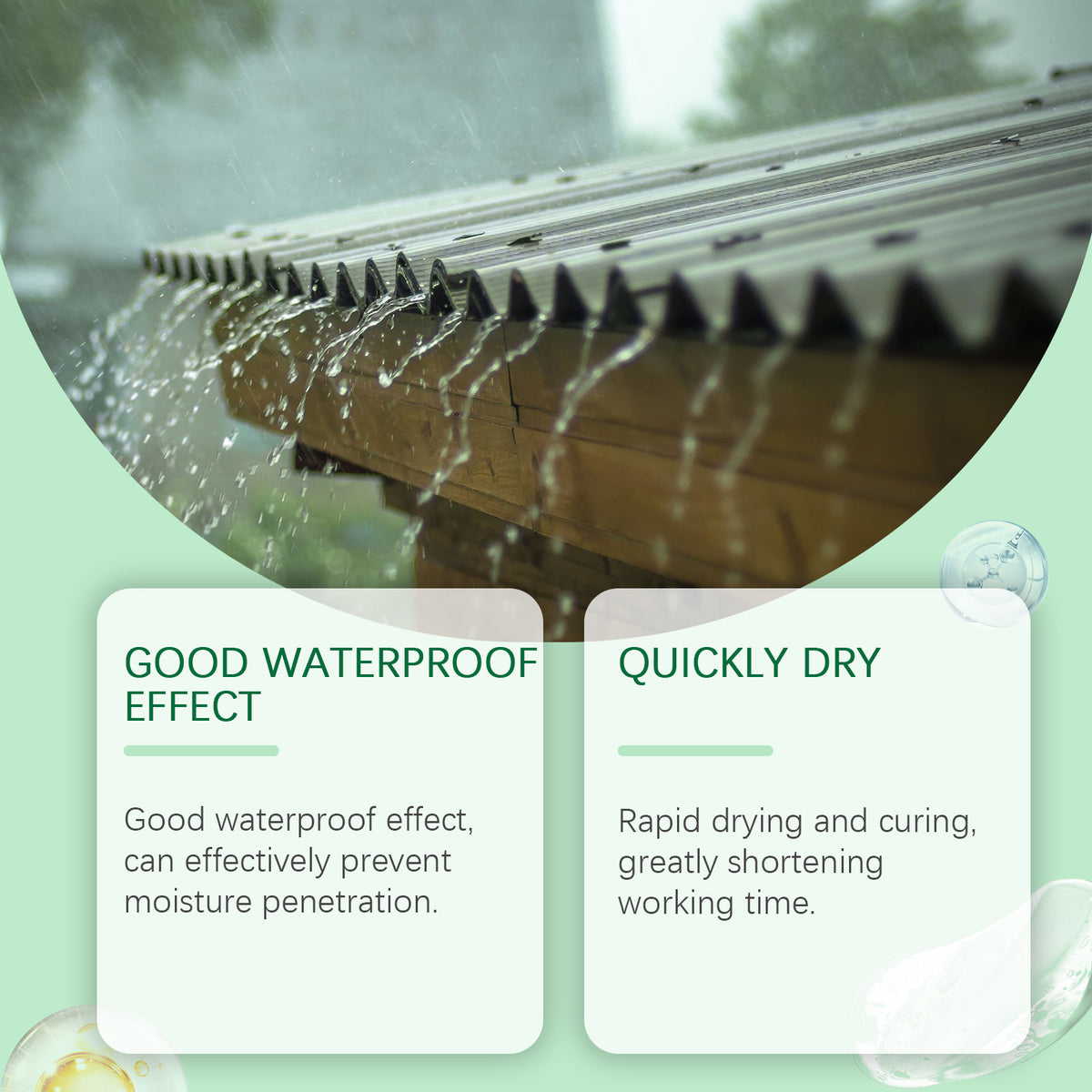 Waterproof Repair Coating for Household Leaks & Gaps