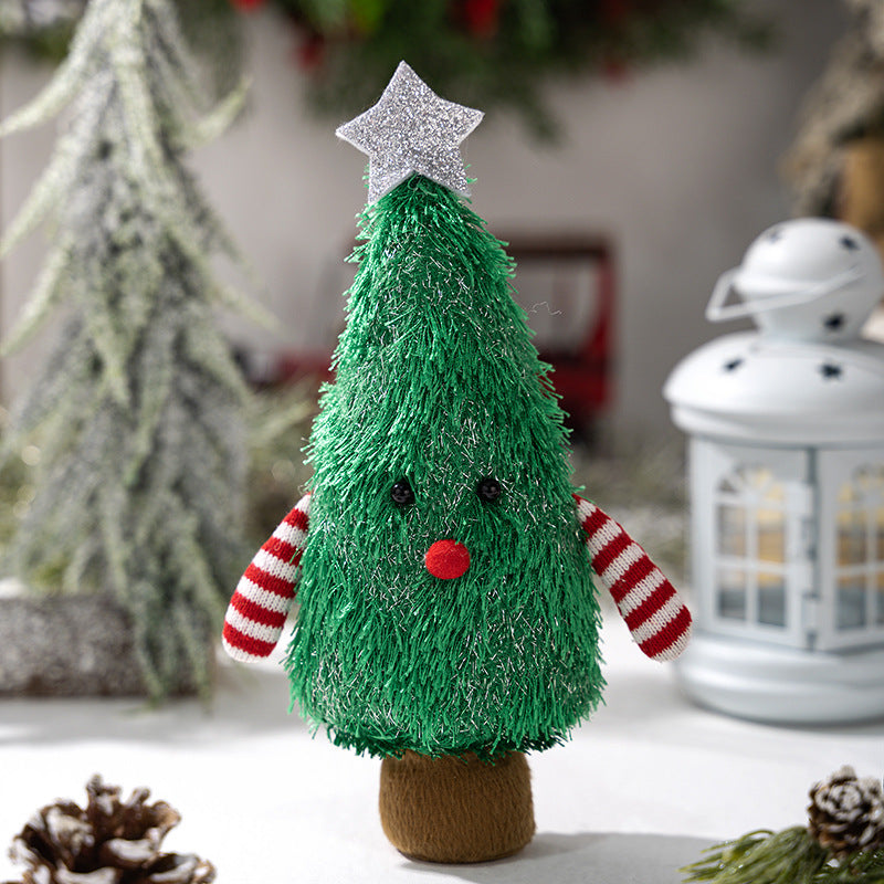 Christmas Tree Figurines for Cheerful Tabletop Decor