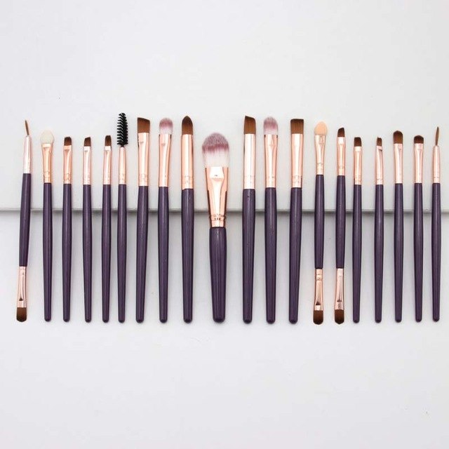 20‑Piece Makeup Brush Set — Complete Face & Eye Kit