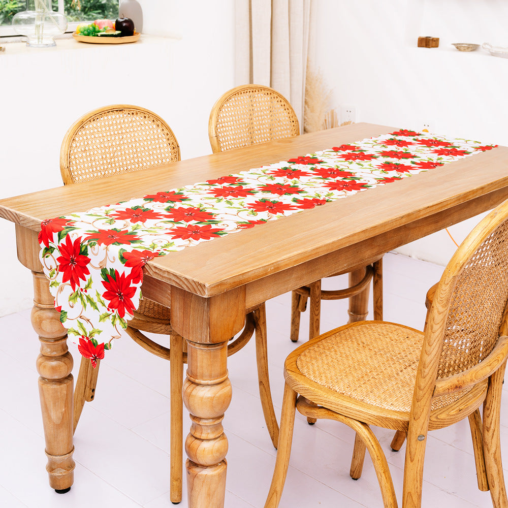 Christmas Table Runner | Festive Holiday Dining Decor