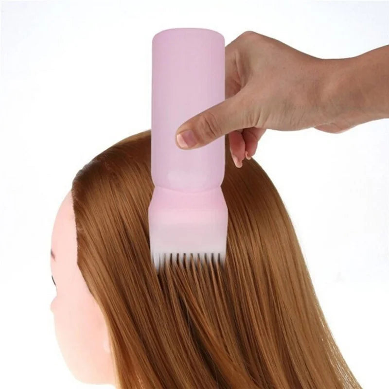 Hair Dye Applicator Bottle with Comb Tip — Mess-Free Root