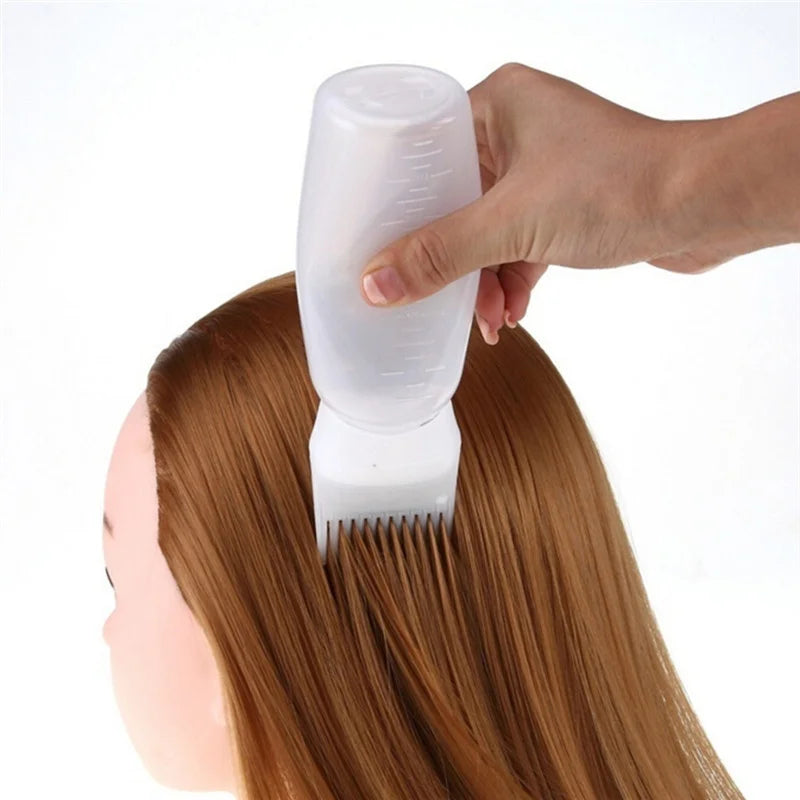 Hair Dye Applicator Bottle with Comb Tip — Mess-Free Root