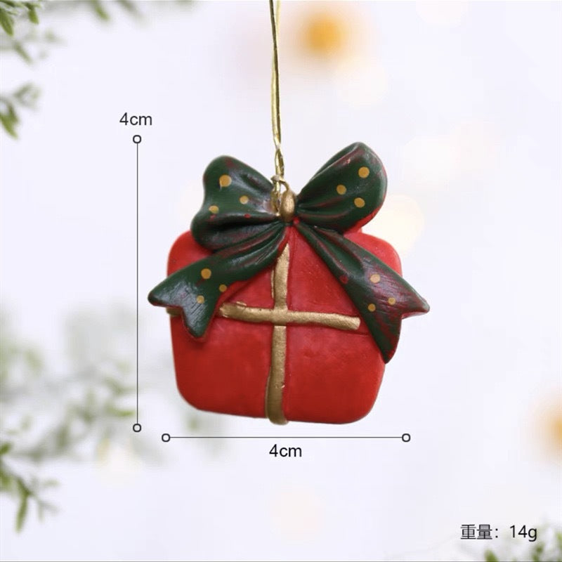Christmas Resin Ornaments for Playful Holiday Tree Decor