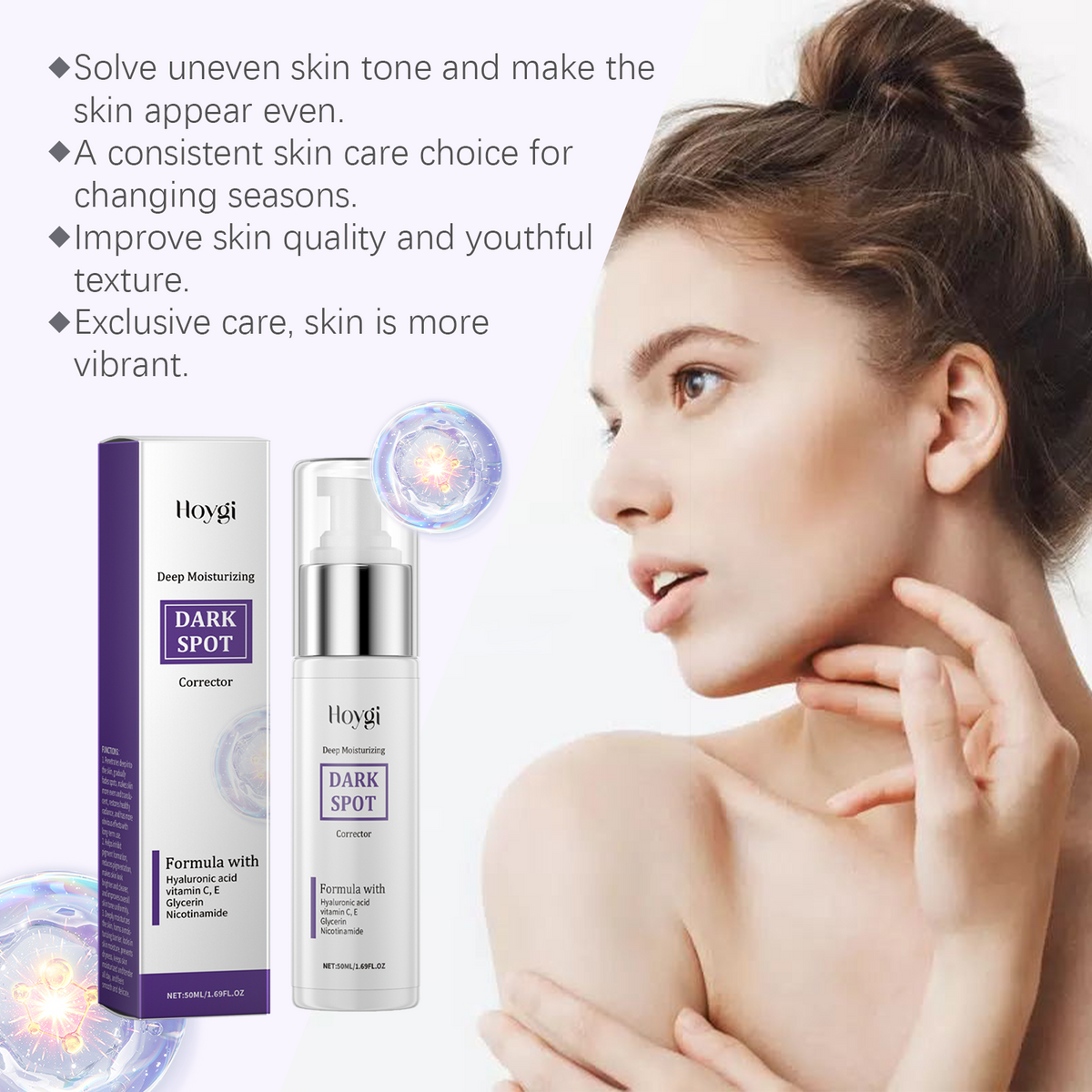 Facial Serum for Dark Spots & Deep Skin Hydration