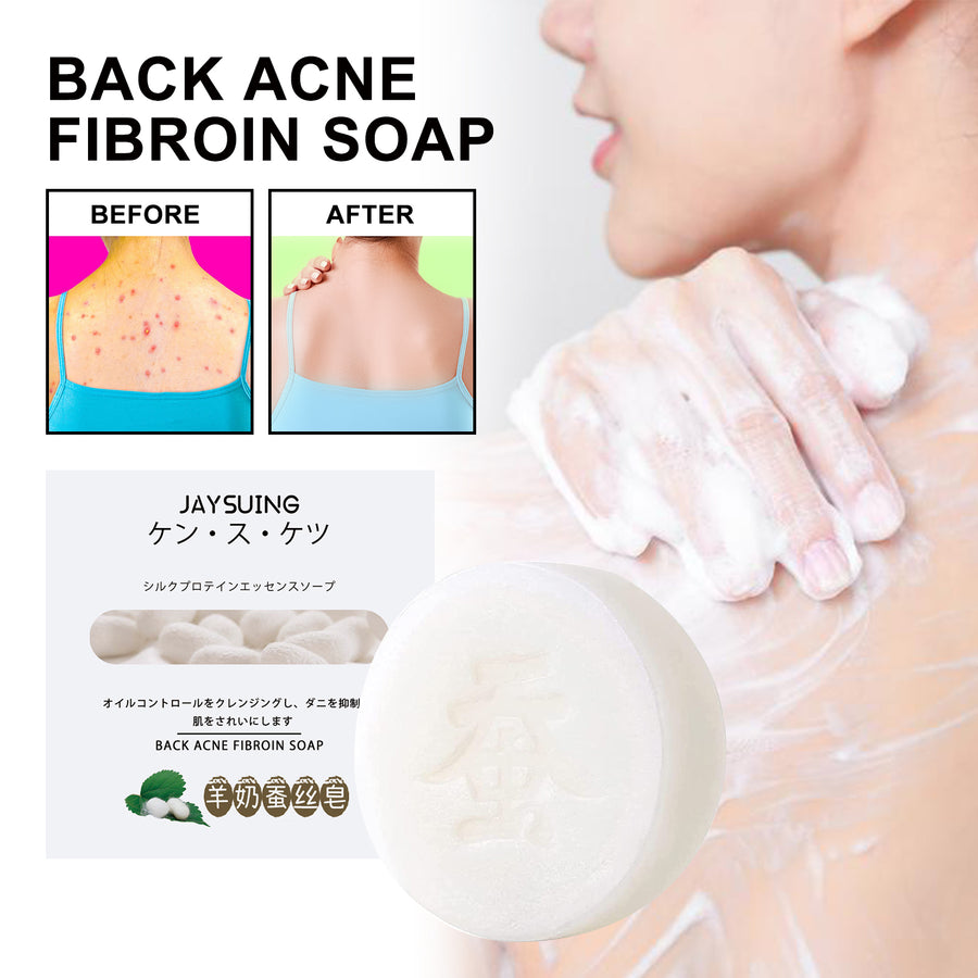 Back Acne Silk Soap for Hydrated, Smoother Body Skin
