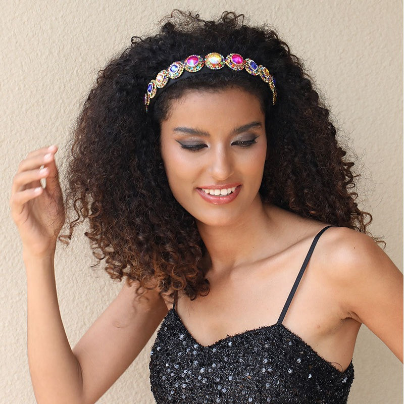 Jewel-Encrusted Statement Headband for Glamorous Style