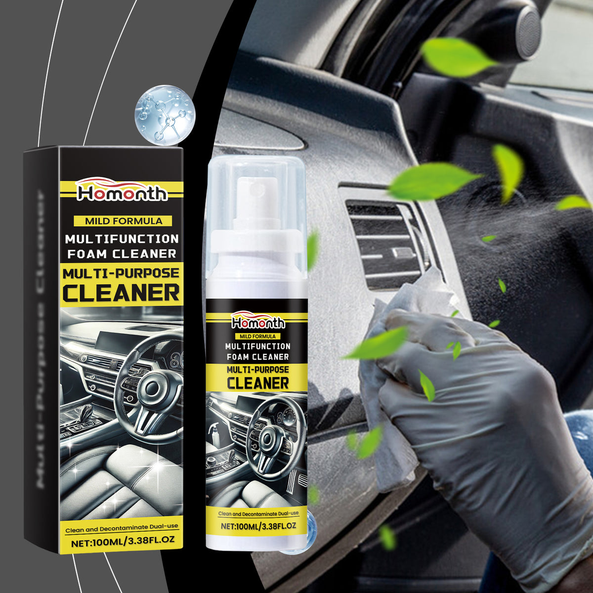 Car Interior Foam Cleaner for a Fresh, Protected Finish