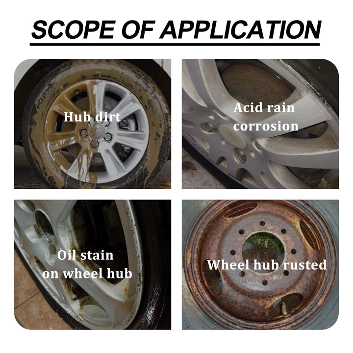 Wheel Cleaner Spray for Brake Dust and Hub Grime Removal