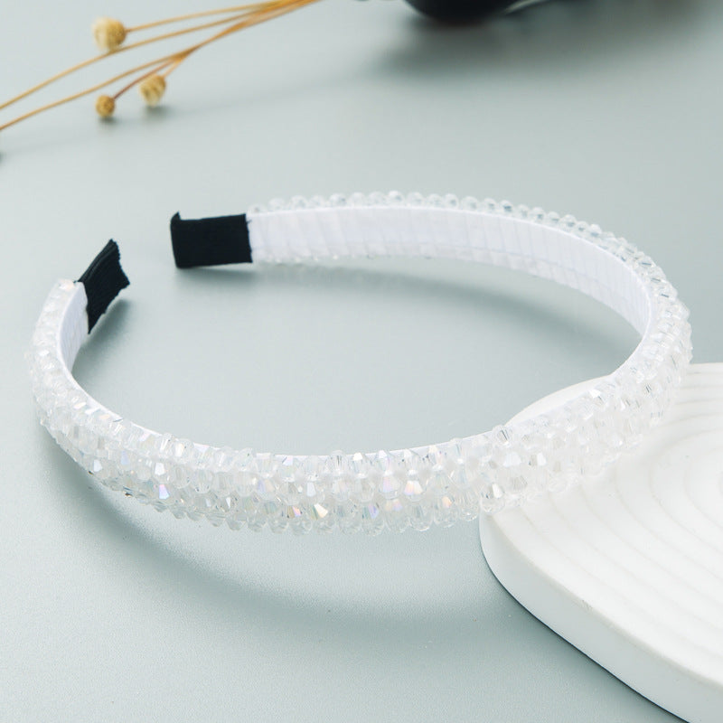 Crystal Bead Hair Band for Sparkling Polished Styles