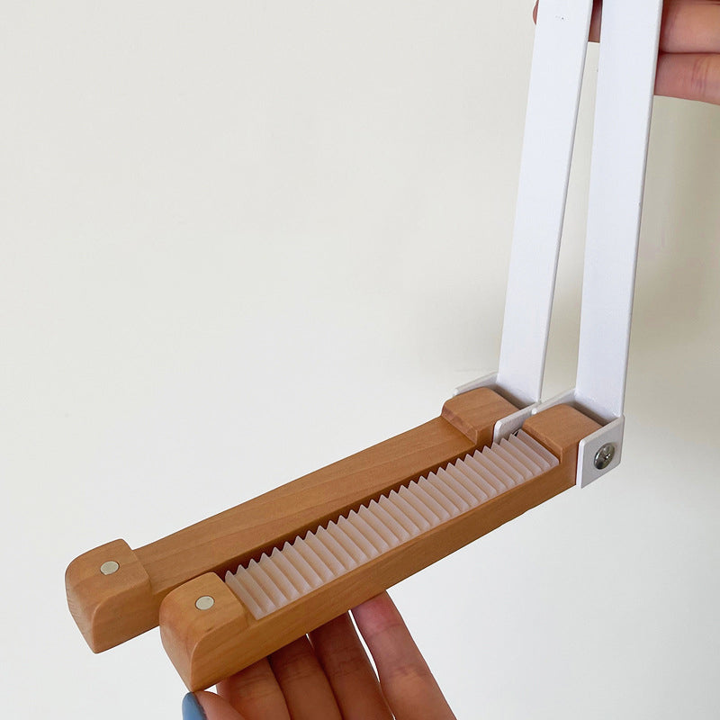 Wood Over Door Hook for Bags and Robes, No Drilling